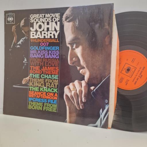 JOHN BARRY, Great movie sounds of John Barry, 62402, 12” vinyl LP