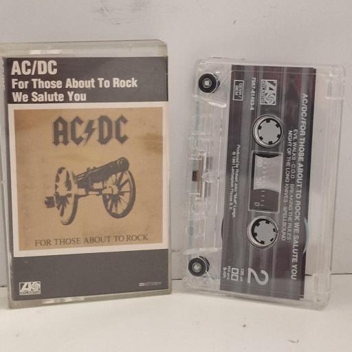 AC/DC, For those about to rock we salute you, 7567-81463-4, CASSETTE