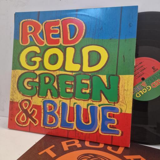 VARIOUS FT. BIG YOUTH, MYKAL ROSE, FREDDIE MCGREGOR, ANDREW TOSH, Red, Gold, Green & Blue, 4050538472943, 2x12” vinyl LP