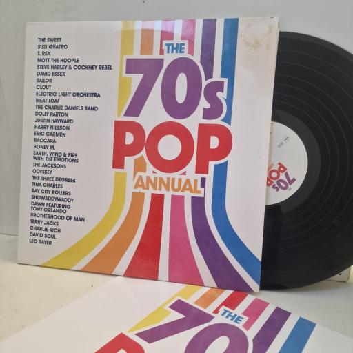 VARIOUS FT. THE SWEET, SUZI QUATRO, T-REX, ELECTRIC LIGHT ORCHESTRA, The 70s pop annual, DEMRECOMP007, 2x12” vinyl LP