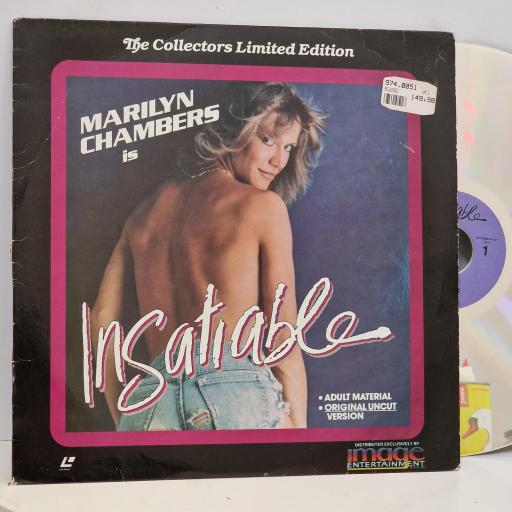 MARILYN CHAMBERS IS INSATIABLE, LASERDISC