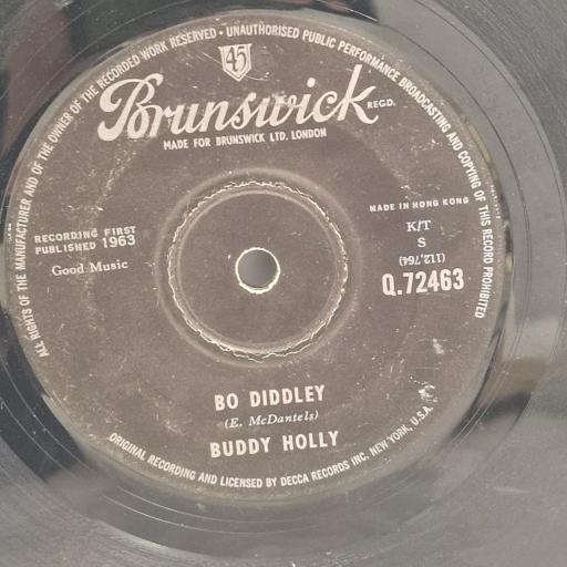 BUDDY HOLLY, It’s not my fault, Bo Diddley, Q.72463, 7” single