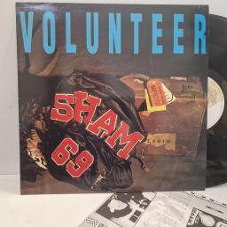 SHAM 69, Volunteer, LLP117, 12” vinyl LP