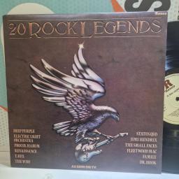 VARIOUS, 20 Rock Legends, RTL 2307, 12” vinyl LP