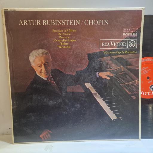 ARTUR RUBINSTEIN / CHOPIN, Artur Rubinstein / Chopin, SB-6683,12” vinyl LP