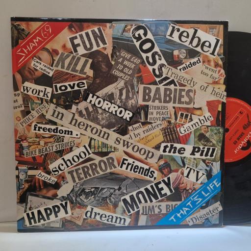 SHAM69, That’s life, POLD5010, 12” vinyl LP