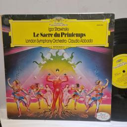 IGOR STRAWINSKY, LONDON SYMPHONY ORCHESTRA, CLAUDIO ABBADO, 2530 635, Le Sacre Du Printemps, 12” LP