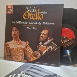 VERDI, ROSALIND PLOWRIGHT, CHARLES CRAIG, NEIL HOWLETT, MARK ELDER, Otello In English, SLS 1436053, 2x Vinyl Box Set