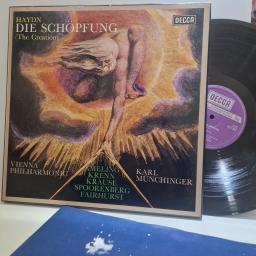 HAYDN, VIENNA PHILHARMONIC, AMELING, KRENN, KRAUSE, SPOORENBERG, FAIRHURST, KARL MÜNCHINGER, Die Schöpfung (The Creation), SET 362-3, 2x Vinyl Box Set