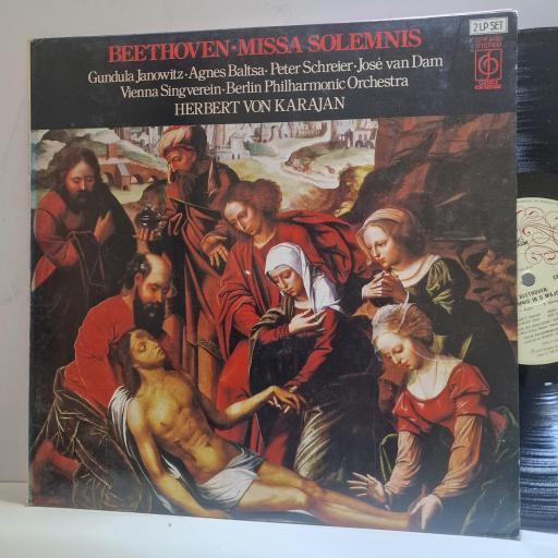 BEETHOVEN, VON KARAJAN, WIENER SINGVEREIN, BERLINER PHILHARMONIKER, Missa Solemnis In D Major, Op 123, CFP 4420, 12” LP