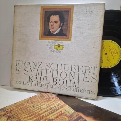 FRANZ SCHUBERT / KARL BÖHM / BERLIN PHILHARMONIC ORCHESTRA, 8 Symphonies, 2720 062-10, 5X vinyl Box Set