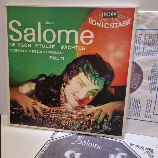 RICHARD STRAUSS, BIRGIT NILSSON, GERHARD STOLZE, EBERHARD WÄCHTER, GEORG SOLTI, THE VIENNA PHILHARMONIC, Salome, SET 228/9, 2x Vinyl Box Set
