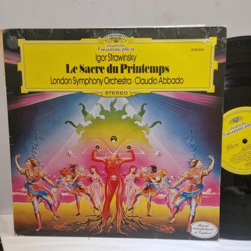 IGOR STRAWINSKY, LONDON SYMPHONY ORCHESTRA, CLAUDIO ABBADO, 2530 635, Le Sacre Du Printemps, 12” LP