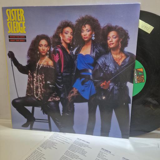 SISTER SLEDGE, When The Boys Meet The Girls, 781 255-1, 12” LP