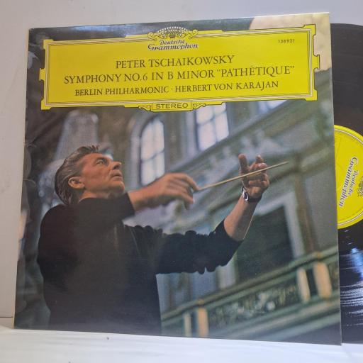 PETER TSCHAIKOWSKY, BERLINER PHILHARMONIKER, HERBERT VON KARAJAN, Symphonie Nr.6 h-moll “Pathétique”, 138 921, 12” LP