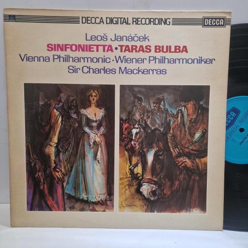 LEOŠ JANÁČEK, VIENNA PHILHARMONIC (WIENER PHILHARMONIKER), SIR CHARLES MACKERRAS, Sinfonietta, Taras Bulba, SXDL 7519, 12” LP