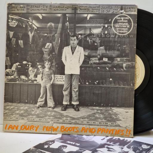 IAN DURY, New Boots And Panties!!, SEEZ 4, 12” LP