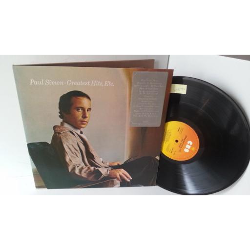 PAUL SIMON greatest hits, etc.  CBS 10007 12" vinyl LP