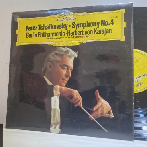 PETER TSCHAIKOWSKY, BERLINER PHILHARMONIKER, HERBERT VON KARAJAN, Symphonie Nr.4, 2530 883, 12” LP