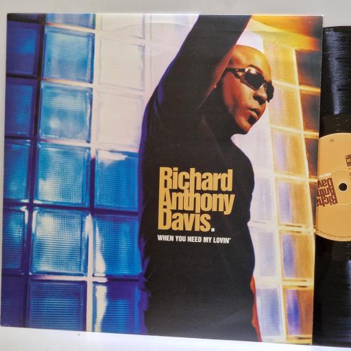 RICHARD ANTHONY DAVIS, When You Need My Lovin’, 12RHYTHM4, 12” LP