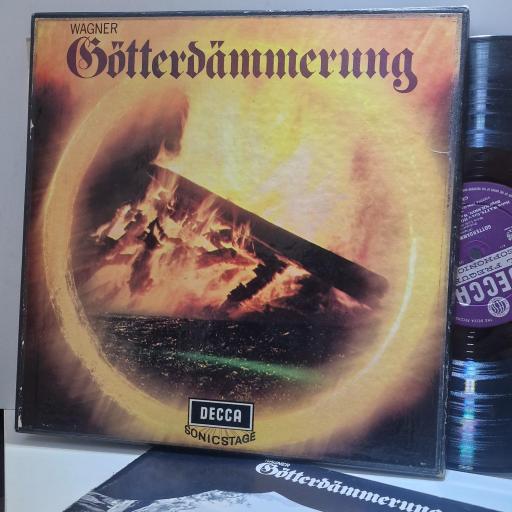 WAGNER, WIENER PHILHARMONIKER, GEORG SOLTI, Götterdämmerung, SET 292-7, 6x Vinyl Box Set