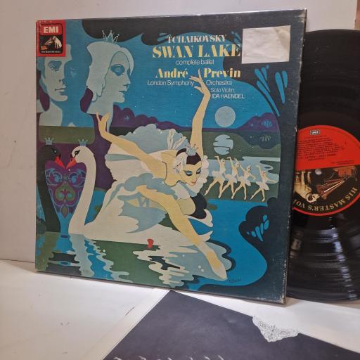 TCHAIKOVSKY, ANDRÉ PREVIN, LONDON SYMPHONY ORCHESTRA, IDA HAENDEL, Swan Lake, The Complete Ballet, Op.20, SLS 5070, 3 X QUADRAPHONIC vinyl Box Set