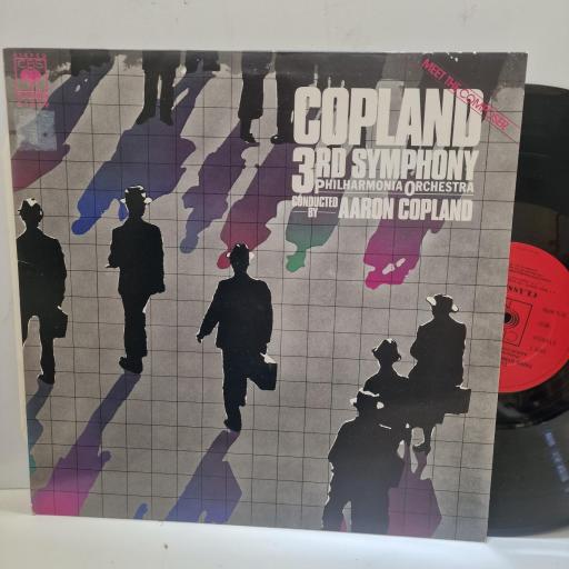 AARON COPLAND, PHILHARMONIA ORCHESTRA, Copland 3rd Symphony, 61869, 12” LP