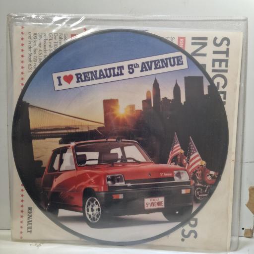 UNKNOWN ARTIST, I Love Renault 5th Avenue, PD 100183, 12” PICTURE DISC