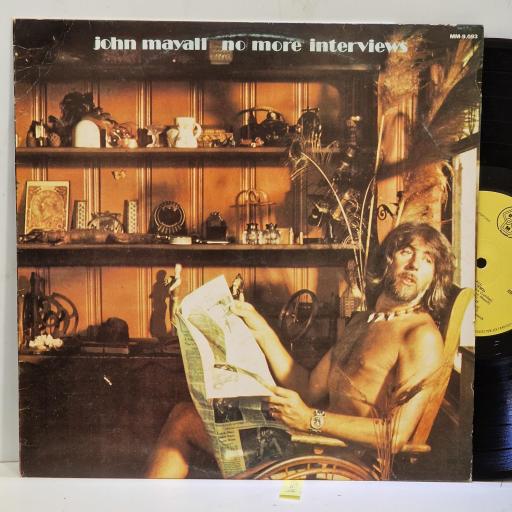 JOHN MAYALL, No More Interviews, MM-9.093, 12” LP