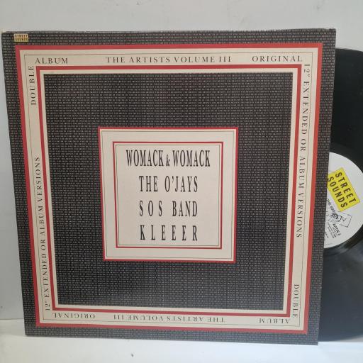 WOMACK & WOMACK, THE O’JAYS, SOS BAND, KLEEER, The Artists Volume III, ARTIS3, 12” LP