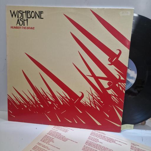 WISHBONE ASH, Number The Brave, 203 625-320, 12” LP