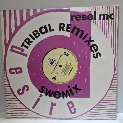 REBEL MC, Tribal Base (Tribal Remixes), WANTX 44R 12” single