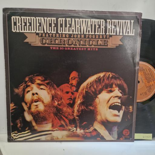CREEDENCE CLEARWATER REVIVAL Ft. JOHN FOGERTY, Chronicle – 20 Greatest Hits, FT 528, 12” LP