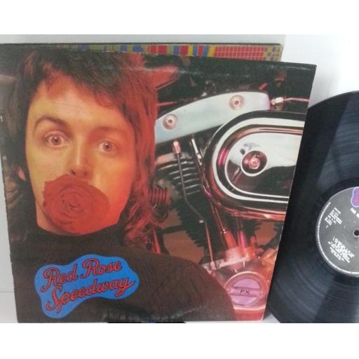 WINGS red rose speedway, gatefold, PCTC 251, includes program
