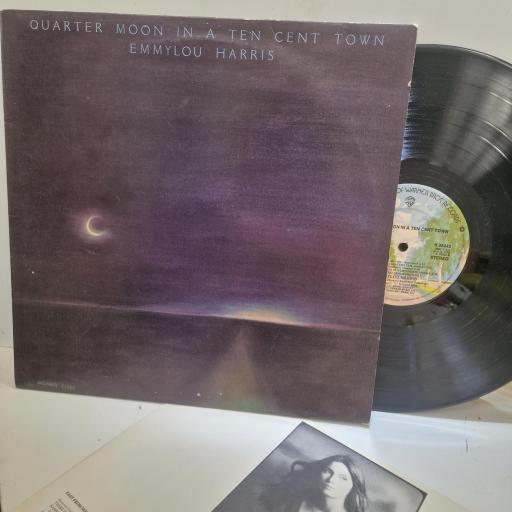 EMMYLOU HARRIS, Quarter Moon In a Ten Cent Town, K 56443, 12” LP