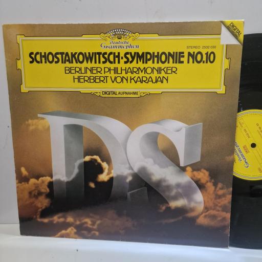 SCHOSTAKOWITSCH, BERLINER PHILHARMONIKER, HERBERT VON KARAJAN, Symphonie No.10, 2532 030, 12” LP
