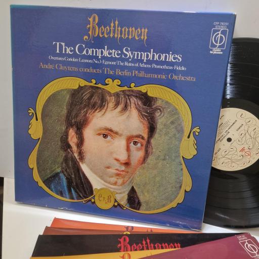 BEETHOVEN / ANDRÉ CLUYTENS, THE BERLIN PHILHARMONIC ORCHESTRA, The Complete Symphonies, CFP 78251, 8x Vinyl Box Set