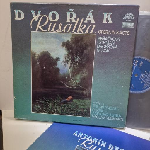 DVOŘÁK, BEŇAĈKOVÁ, NEUMANN, CZECH PHILHARMONIC ORCHESTRA, Rusalka, 1116 3641-43, 3x Vinyl Box Set