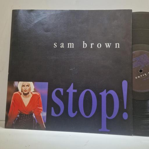 SAM BROWN, Stop, AMY 440, 12” single