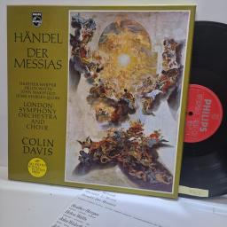 H�NDEL , COLIN DAVIS, LONDON SYMPHONY ORCHESTRA, LONDON SYMPHONY CHOIR, HEATHER HARPER, HELEN WATTS, JOHN WAKEFIELD, JOHN SHIRLEY-QUIRK, Der Messias, 12� LP BOX SET