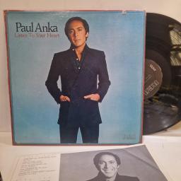 PAUL ANKA, Listen To Your Heart, AFL1-2892, 12" LP