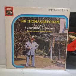 FRANCK, SIR THOMAS BEECHAM, FRENCH NATIONAL RADIO ORCHESTRA, Symphony In D Minor, SXLP 30256, 12" LP