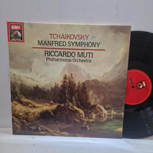 TCHAIOVSKY, RICCARDO MUTI, PHILHARMONIA ORCHESTRA, Manfred Symphony, ASD 4169, 12� LP