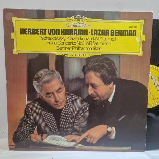 HERBERT VON KARAJAN, LAZAR BERMAN, TSCHAIKOWSKY, BERLINER PHILHARMONIKER, Klavierkonzert Nr. 1 B-Moll = Piano Concerto No.1 In B Flat Minor, 2530 677, 12� LP