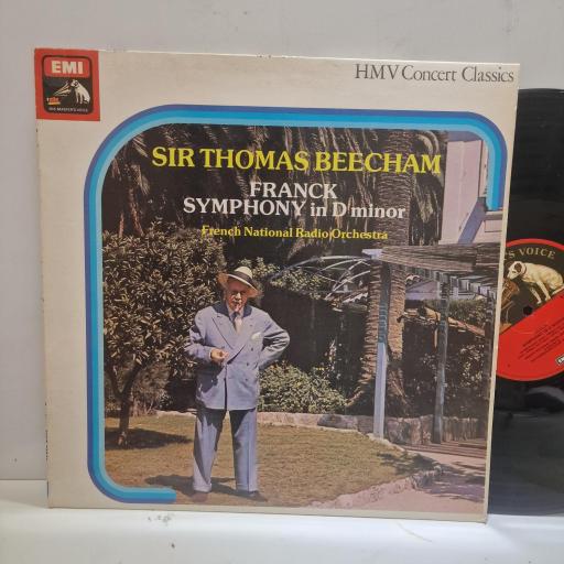 FRANCK, SIR THOMAS BEECHAM, FRENCH NATIONAL RADIO ORCHESTRA, Symphony In D Minor, SXLP 30256, 12� LP