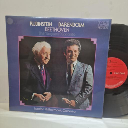 RUBINSTEIN, BARENBOIM, BEETHOVEN, LONDON PHILHARMONIC ORCHESTRA, Concerto No 5 In E-Flat, op.73 �Emperor�, RL 11420, 12� LP