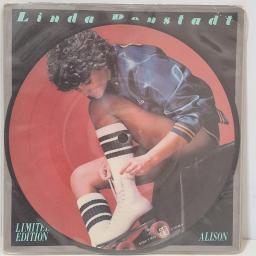 LINDA RONSTADT Alison K 13149 P 7" PICTURE DISC