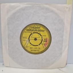 THE RONETTES / THE PHIL SPECTOR GROUP Baby I Love You / Miss Joan & Mr Sam HLU 9826 7" PROMO
