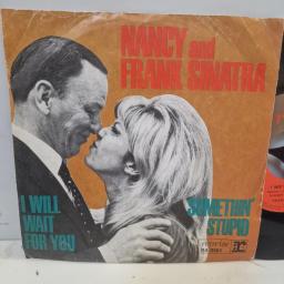 NANCY and FRANK SINATRA Somethin' Stupid / I Will Wait For You RA 0561 7" SINGLE