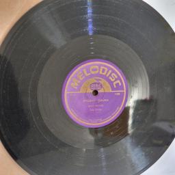 BABY DODDS, Spooky Drums / Rudiments With Drumstick Nerve-Beat, 1108, 10" SHELLAC
